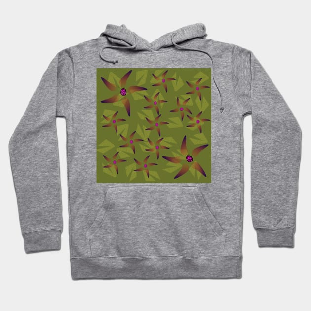 Floral Army Hoodie by fabqa